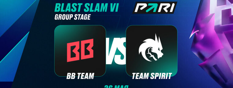 PARI: Team Spirit одержат победу над BB Team на BLAST Slam VII