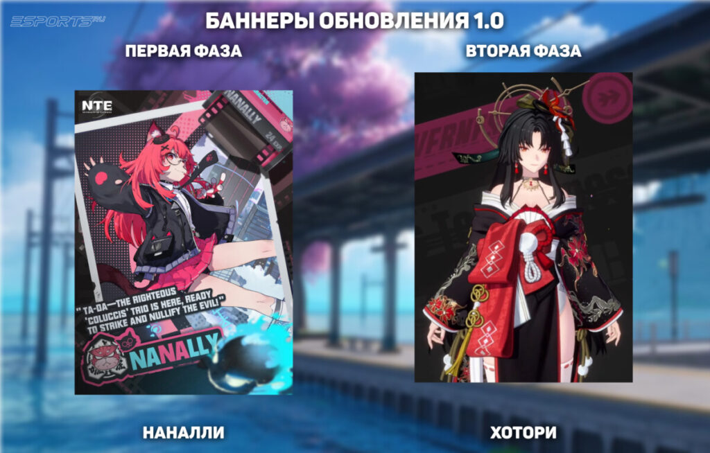 Баннеры в NTE 1.0