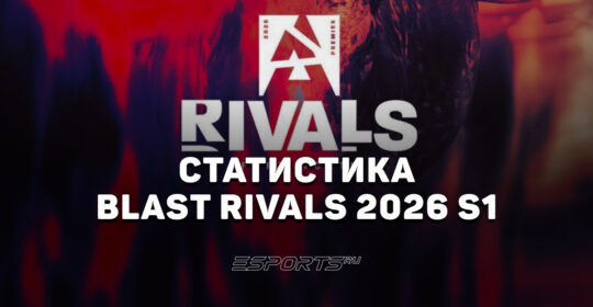 Статистика и итоги BLAST Rivals 2026 S1: игроки, карты и просмотры