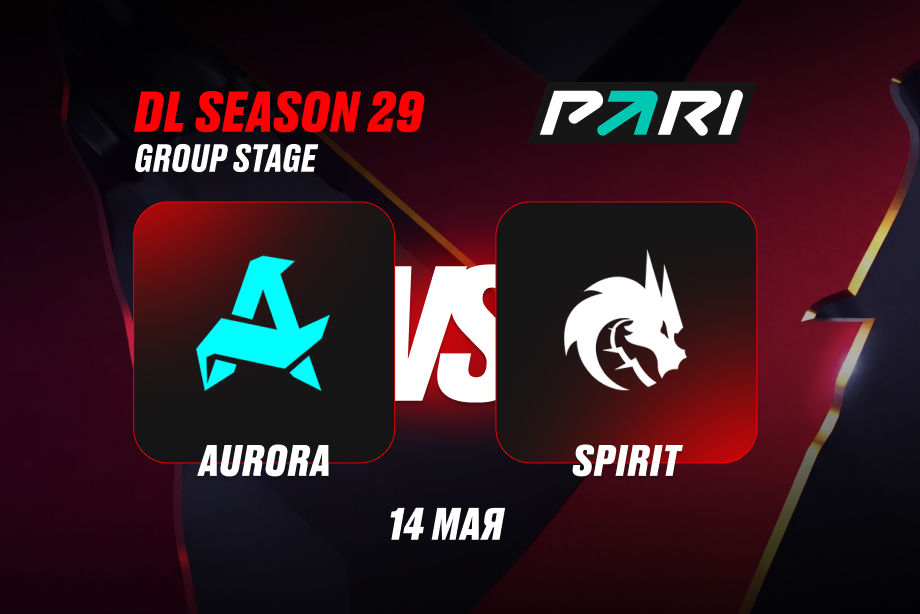 Клиенты PARI верят в победу Aurora над Team Spirit на DreamLeague Season 29