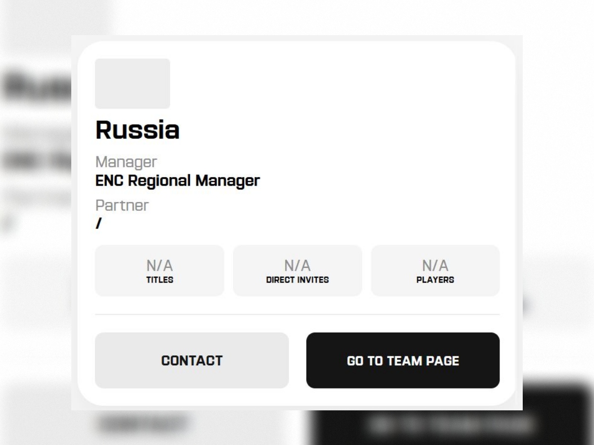 Esports Nations Cup 2026 закрыли доступ РФ и РБ к командным дисциплинам