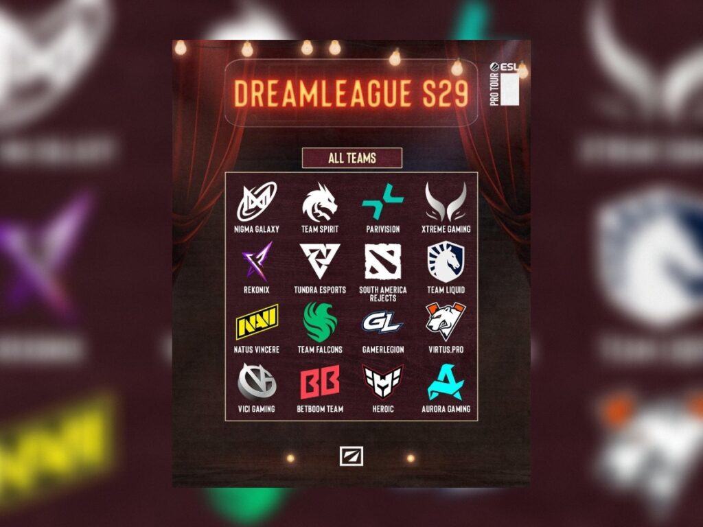 Стали известны все участники DreamLeague Season 29 по Dota 2