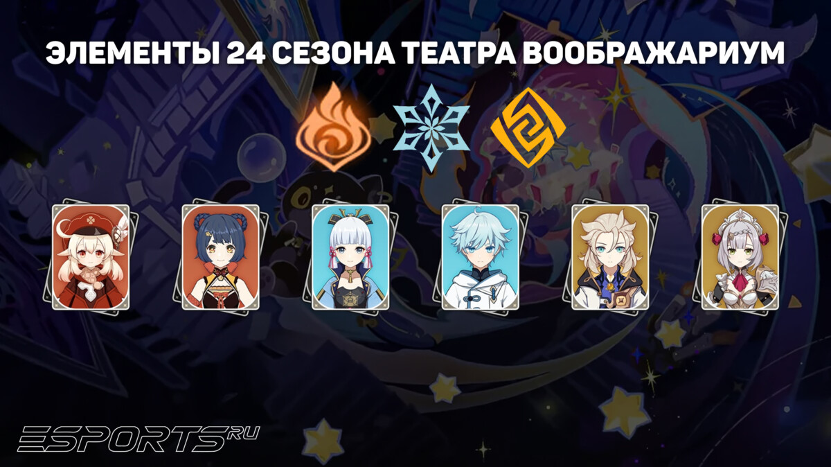 Элементы 24 сезона Театра Воображариум в Genshin Impact