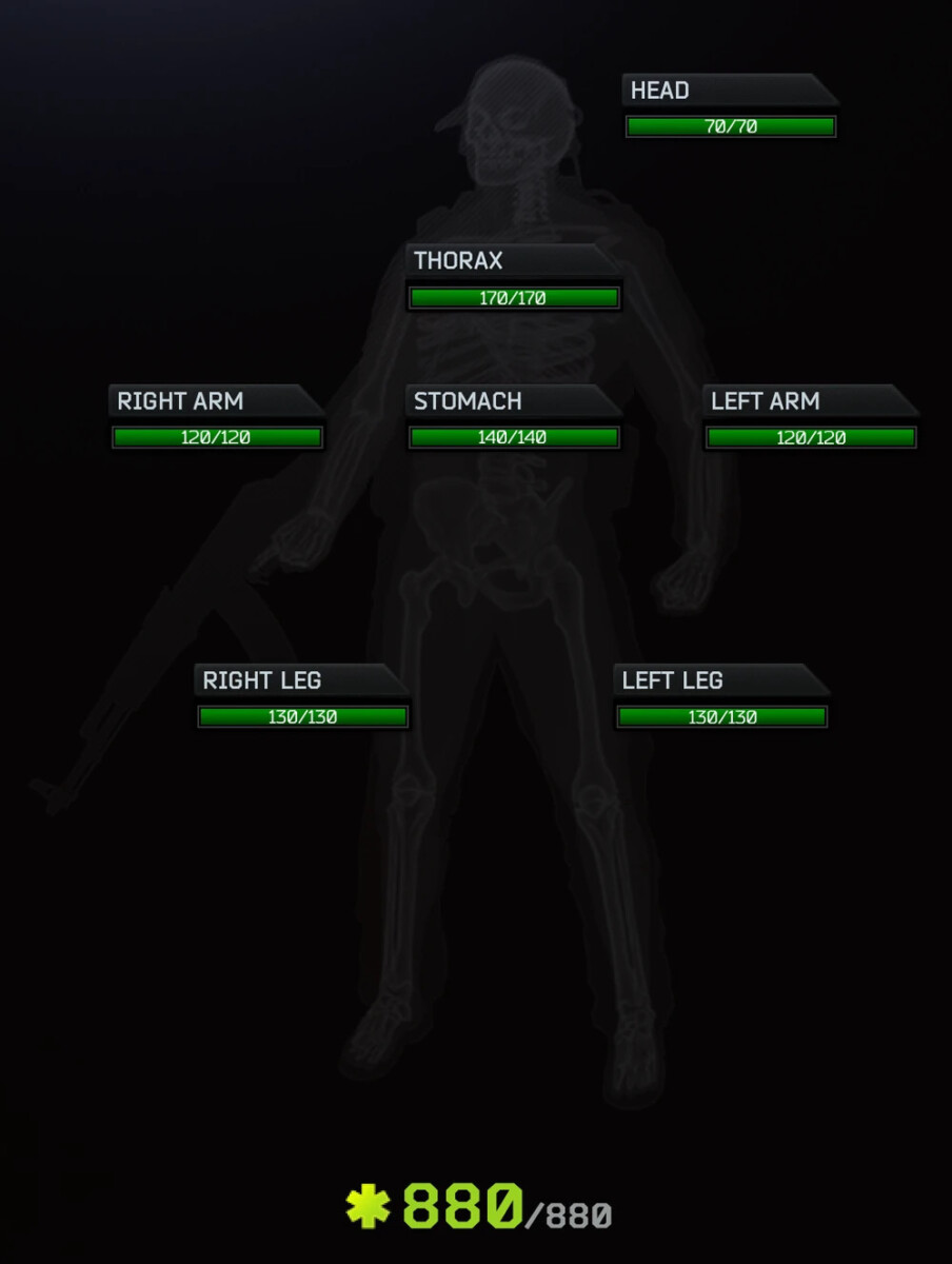Escape from Tarkov The Wedge health