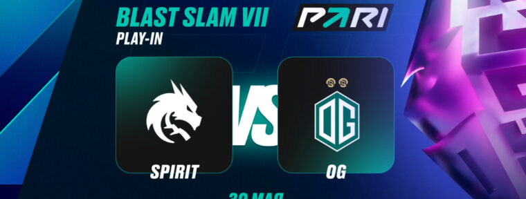 PARI: Team Spirit выбьют OG из BLAST Slam VII