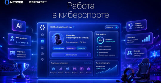 Главный редактор Esports.ru и сервис NETWRK выпустили гайд по поиску работы в киберспорте