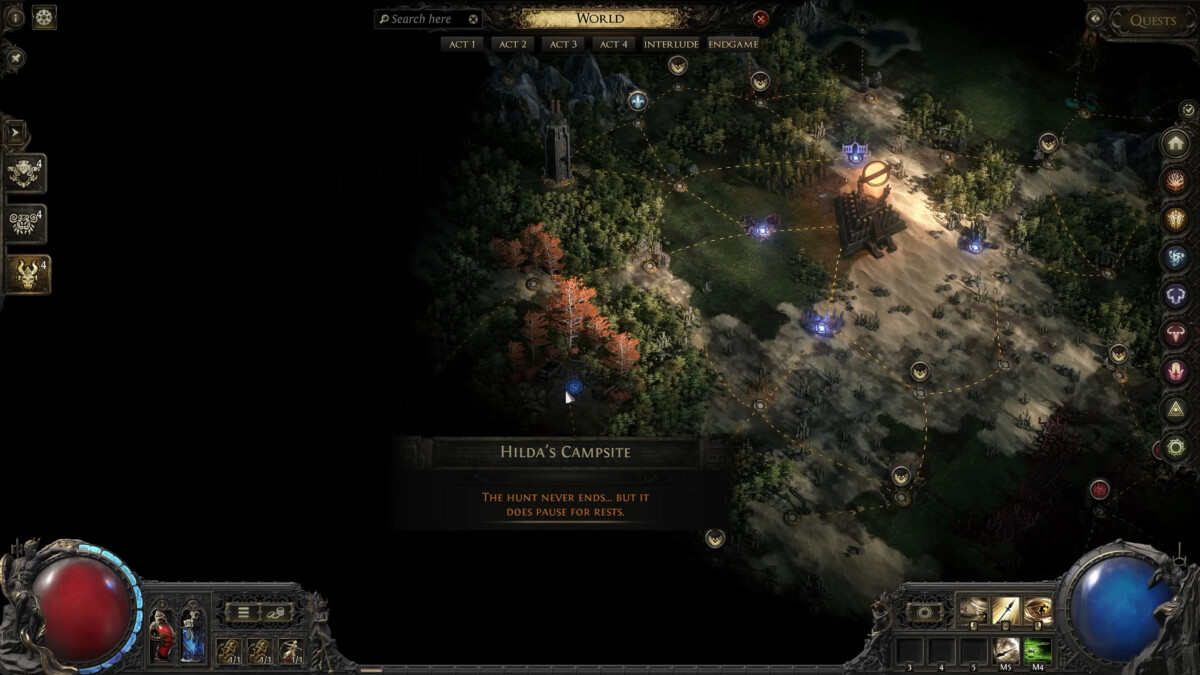 Path of Exile 2, Мастера Атласа — убежище Хильды