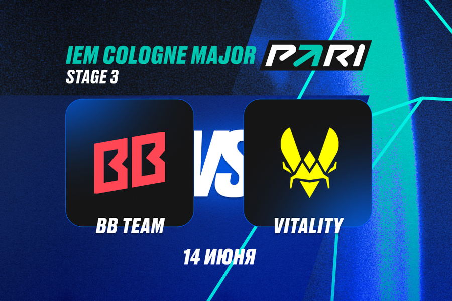Team Vitality против BetBoom на IEM Cologne Major 2026