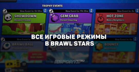 Все игровые режимы в Brawl Stars