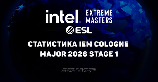 Статистика первой стадии IEM Cologne Major 2026 по CS2: игроки и карты