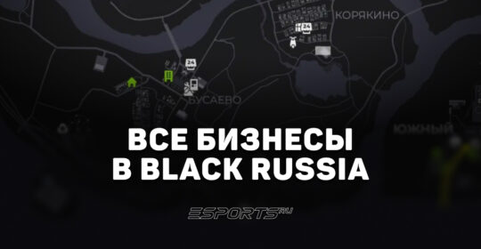 Все бизнесы в Black Russia