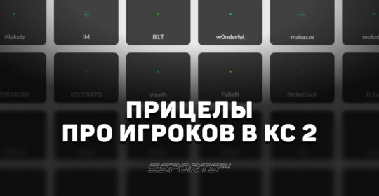 Прицелы про-игроков в КС 2