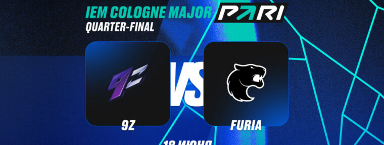 Клиент PARI поставил ₽465 000 на победу FURIA над 9z Team в четвертьфинале IEM Cologne Major 2026