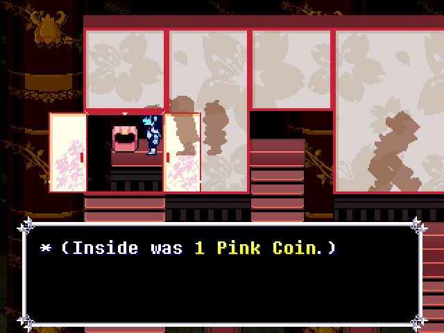Deltarune восток замок Pink coin