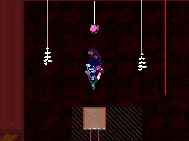 Deltarune pink coin mysterious puzzla