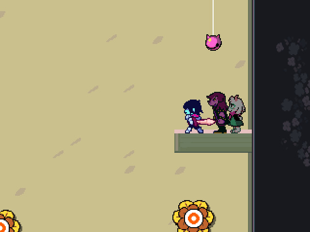 Deltarune pink coin yellow