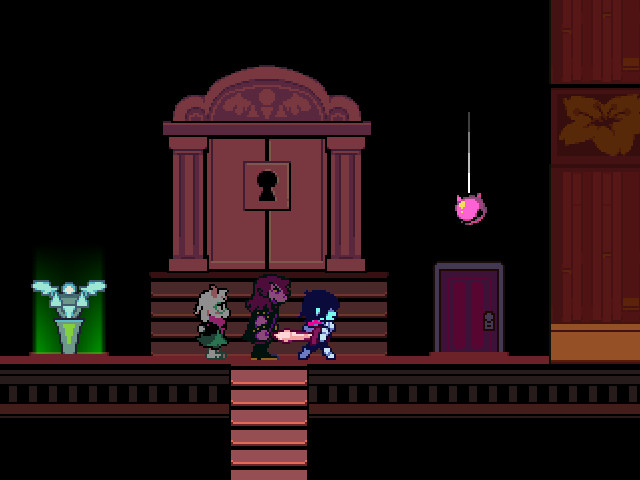 Deltarune chapter 5 boss door