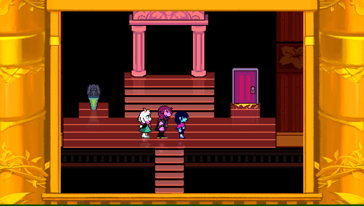 Deltarune secret boss door