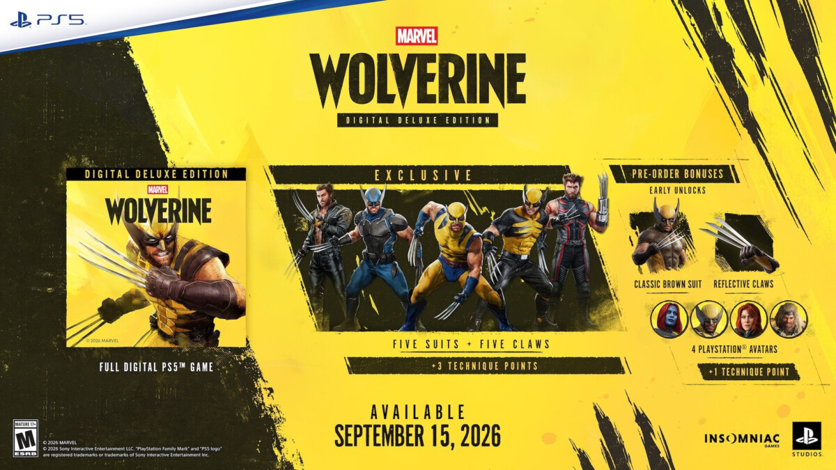 Бонусы издания  Marvel's Wolverine — Digital Deluxe Edition
