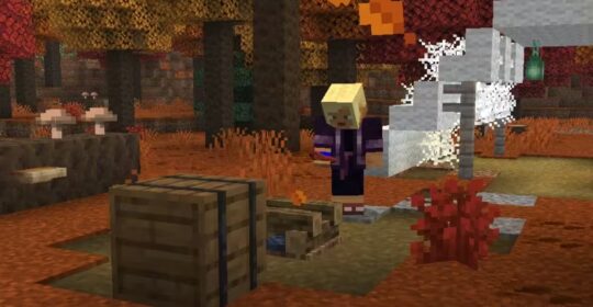 В Minecraft появился "Пестрый лес" с тополями и заброшенными лагерями
