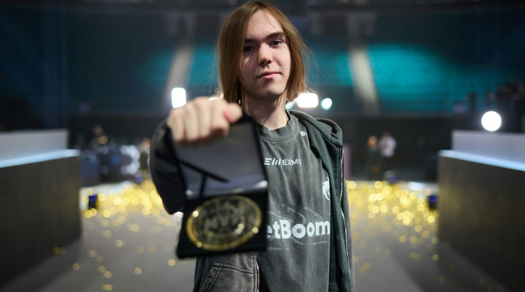 Donk после победы на PGL Astana 2026 с медалью MVP