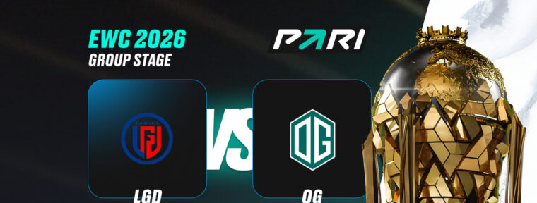 PARI: LGD одолеют OG во втором туре Esports World Cup 2026 по Dota 2