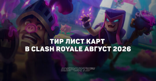 Тир лист Clash Royale — лучшие карты на август 2026