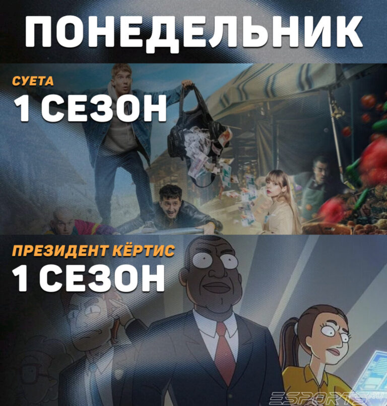 понедельник - расписание сериалов на июнь 2026