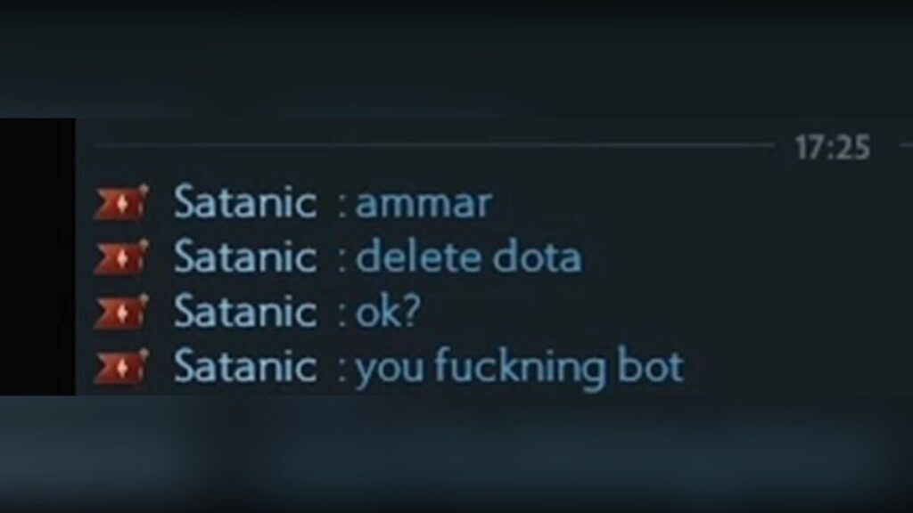 Satanic назвал ATF ботом