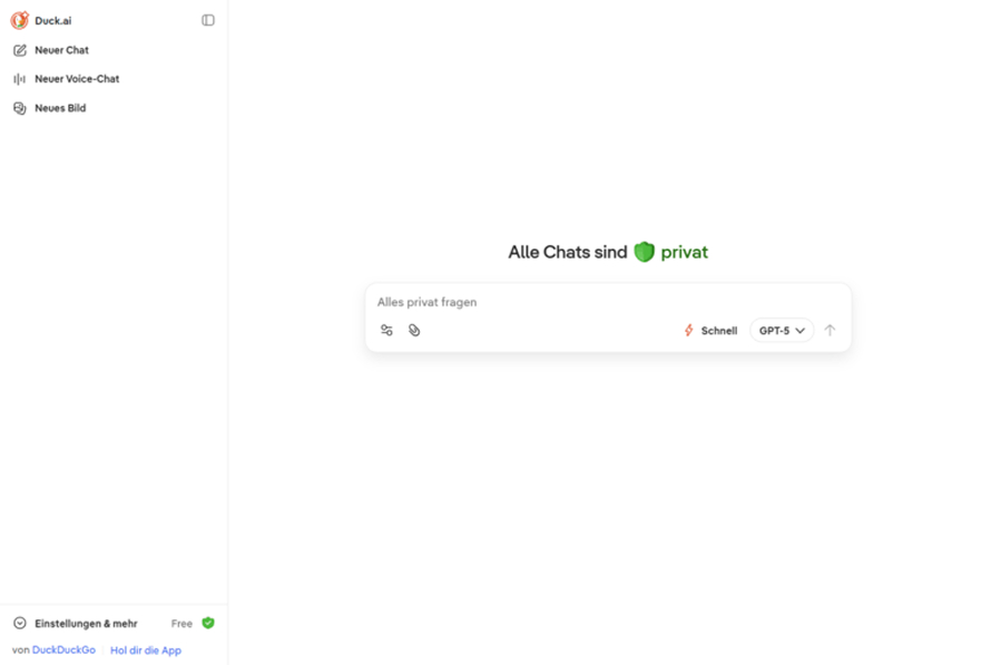 Duck.ai сайт агрегатора