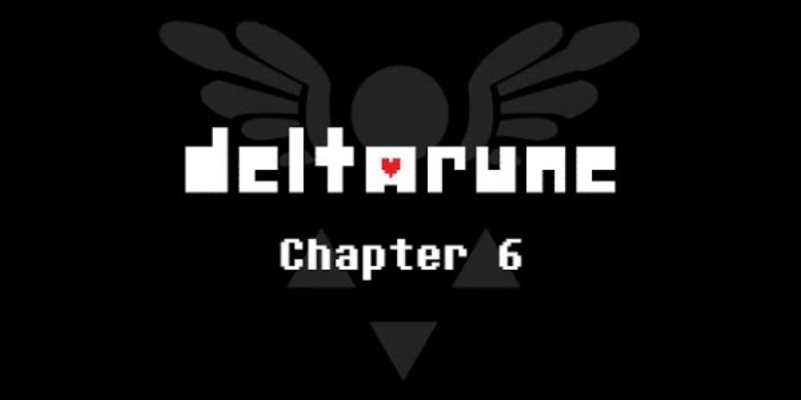 Deltarune chapter 6 fan titlecard
