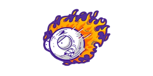 Sticker Snow Meteor