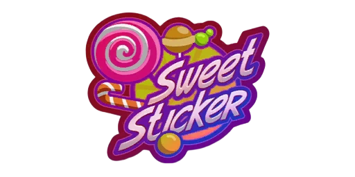 Sticker Candy Cane