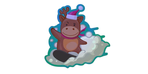 Sticker Winter Sport