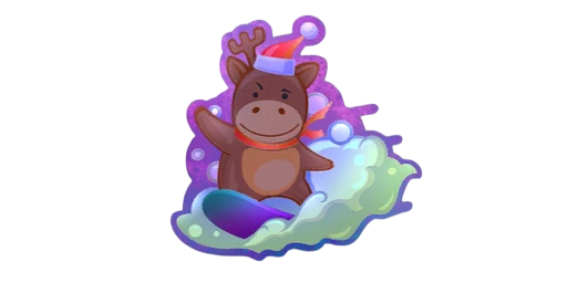 Sticker Winter Sport Color