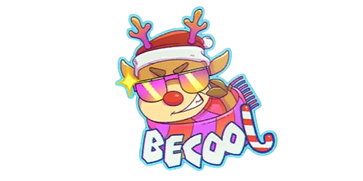 Sticker Be Cool Color