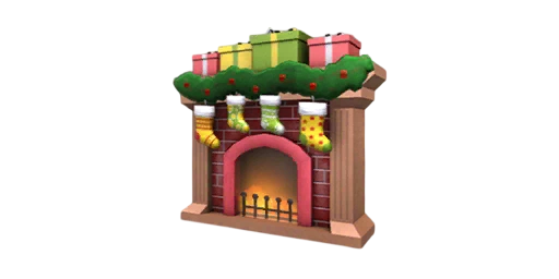 Charm Christmas Fireplace