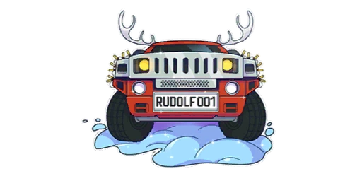 Sticker Rudolf