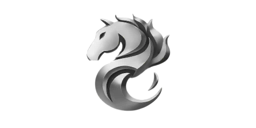 Sticker Year of the Horse Silver