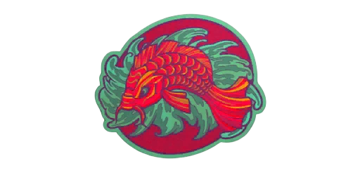 Sticker Koi