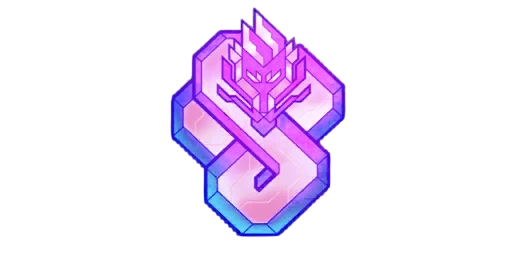 Sticker Neon Dragon Color