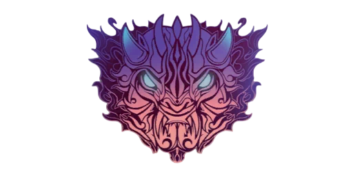 Sticker Demon Flame