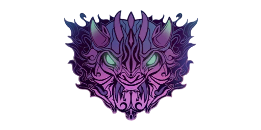 Sticker Demon Flame Color
