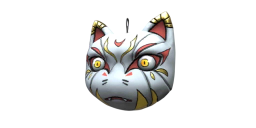 Charm Kitsune Mask