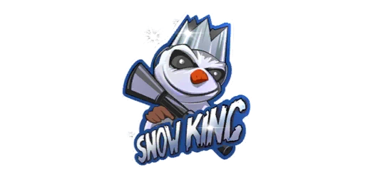 Sticker Snow King