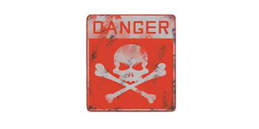 Sticker Danger