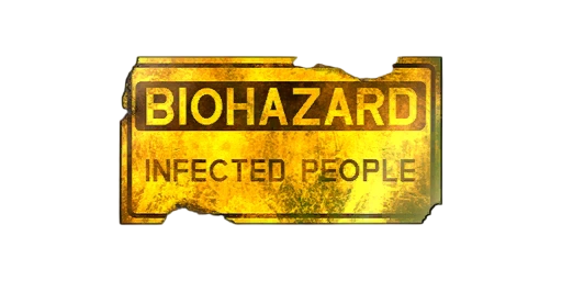 Sticker Biohazard