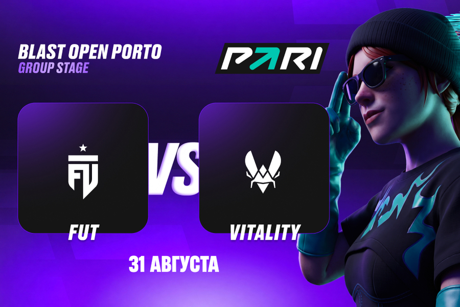 Team Vitality против FUT на BLAST Open Porto 2026