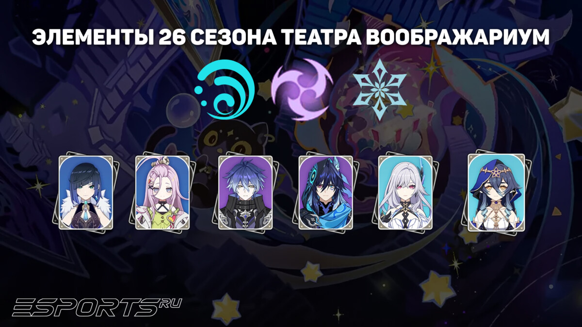 Элементы 26 сезона Театра Воображариум в Genshin Impact
