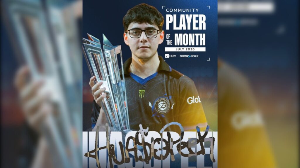 HUASOPEEK признан лучшим игроком июля по версии HLTV